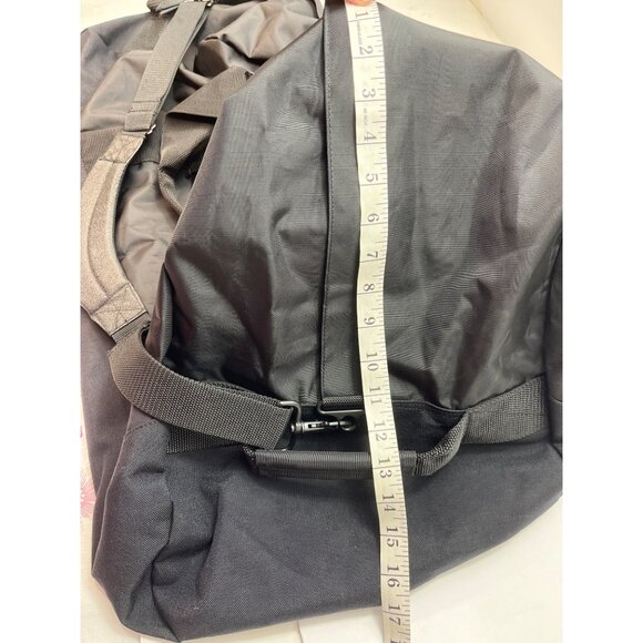 L.L.Bean Black Extra Large Duffel Bag With Handles & Shoulder Strap 30"x14"x14" - Picture 4 of 11